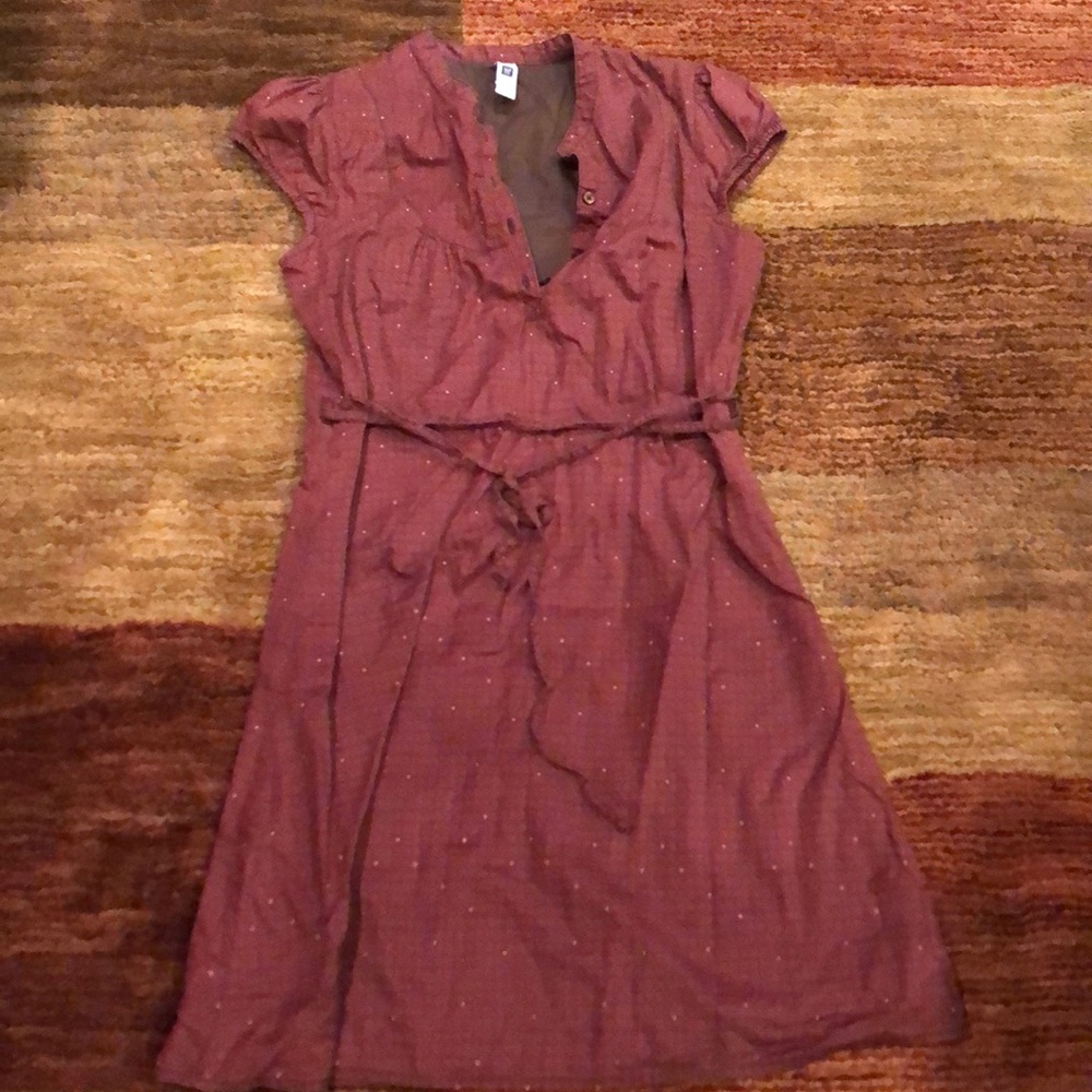 GAP L red sleeveless dress